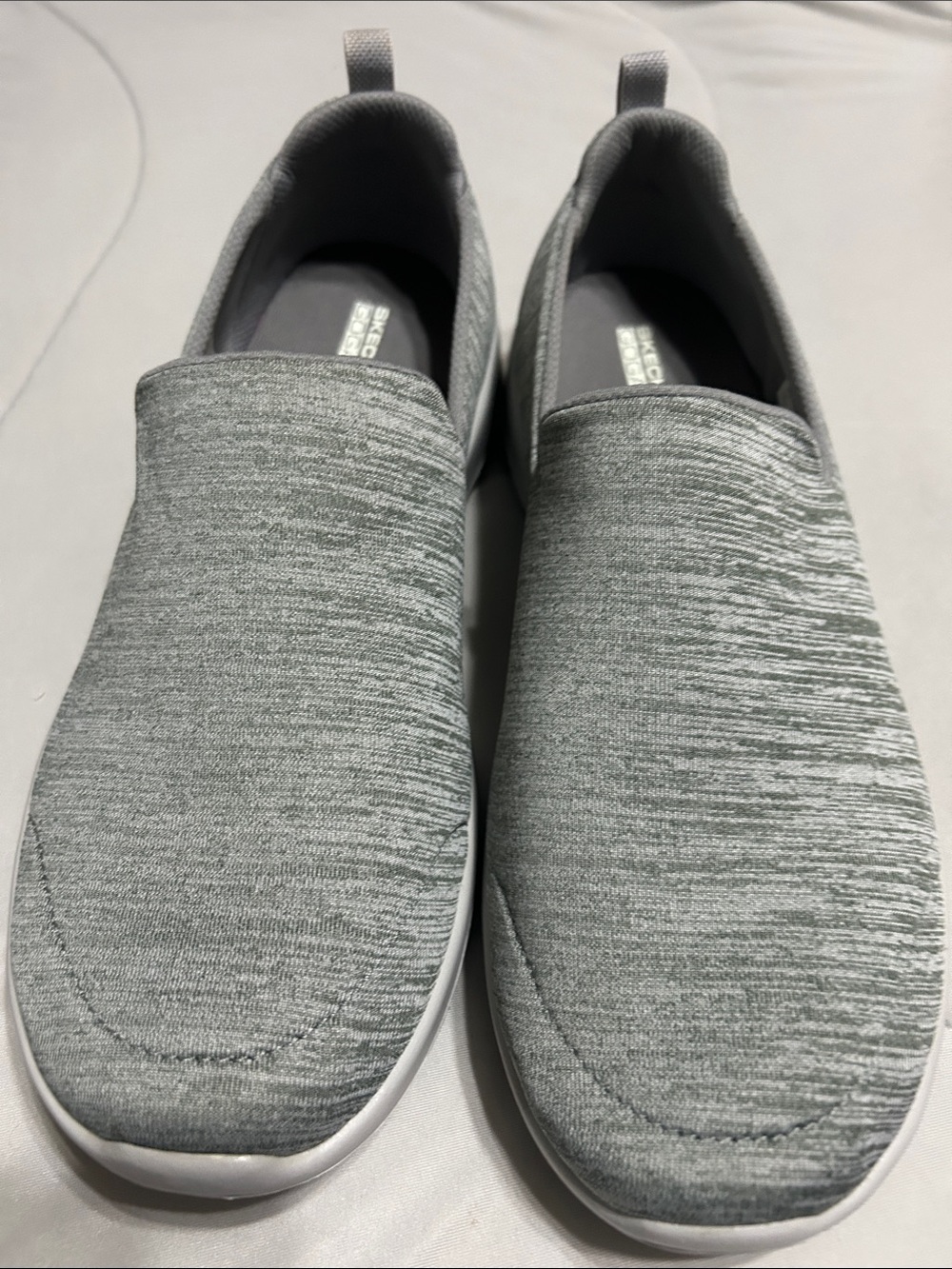 Skechers Women's Slip-On Athletic Shoes in Gray